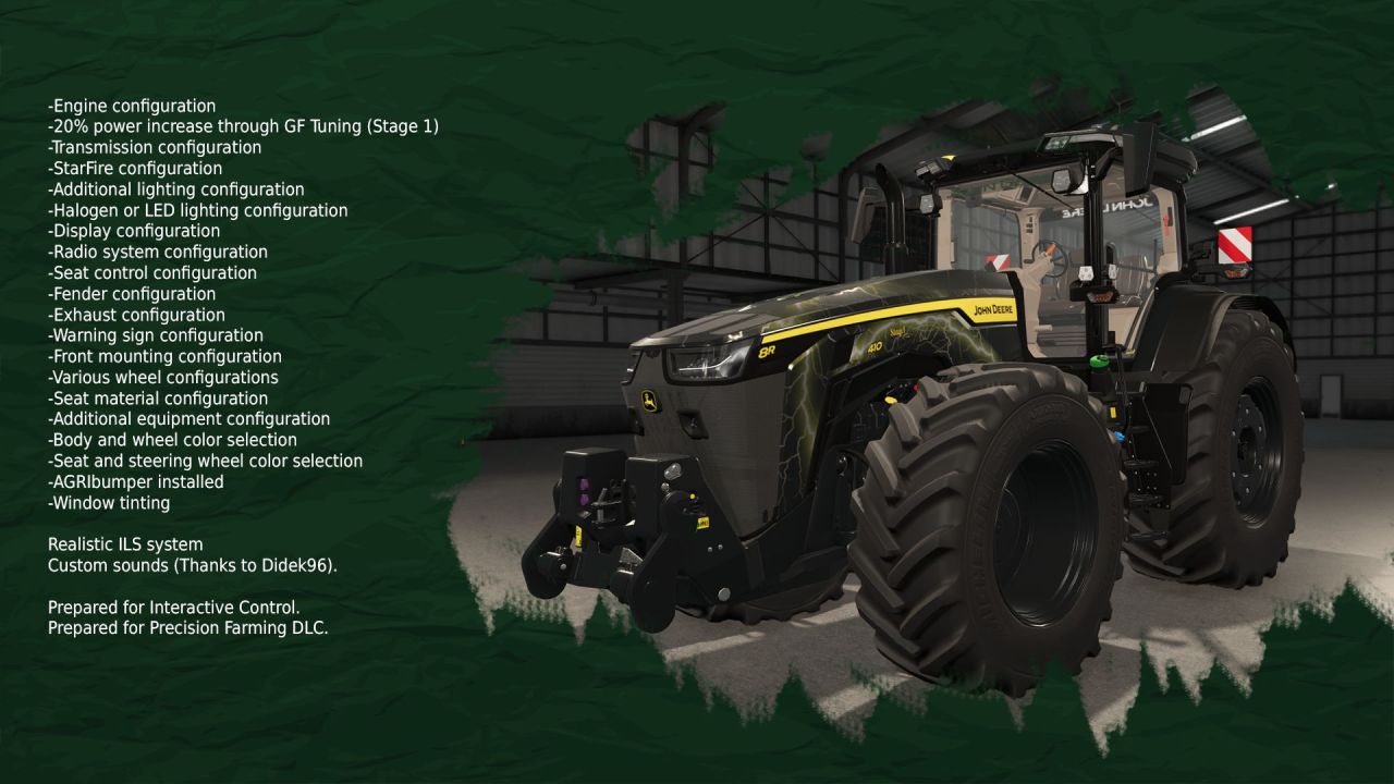 Powerful Tractor John Deere 8R Series 2020 — Unmatched Traction and Technology for FS25