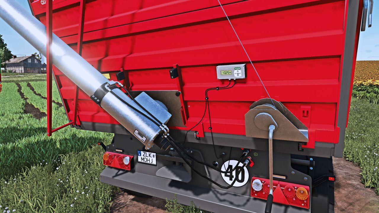 Effizienter Anhänger Krampe FLEXBODY 500 TDK18 CARRIER — Schnelles Entladen und Großes Volumen