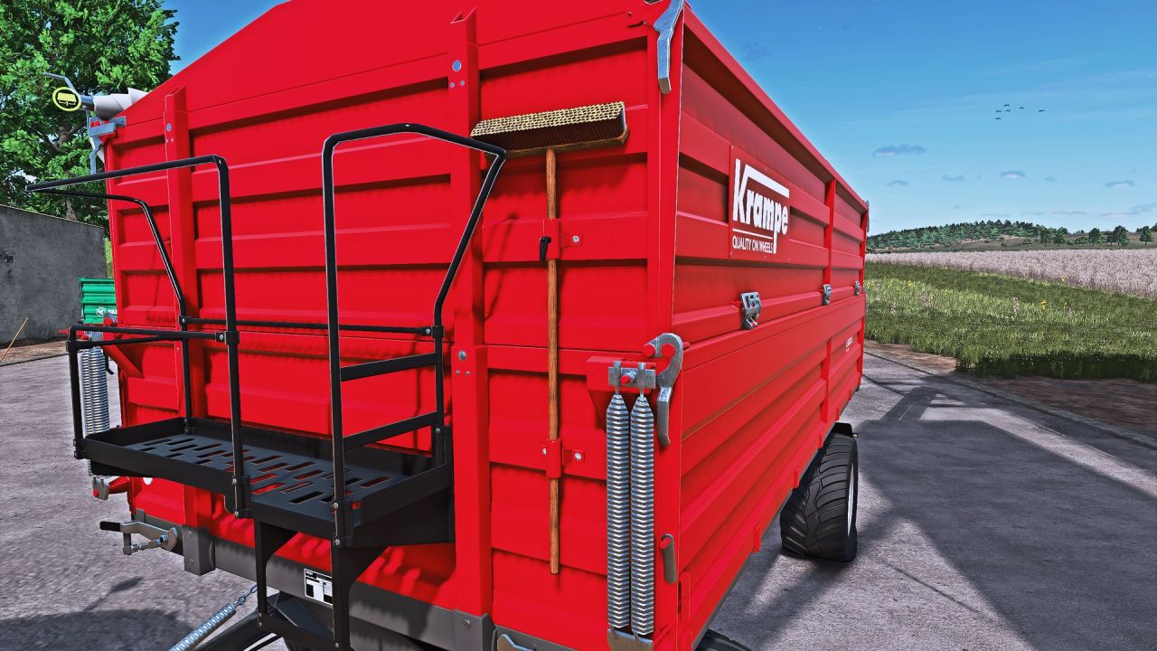 Effizienter Anhänger Krampe FLEXBODY 500 TDK18 CARRIER — Schnelles Entladen und Großes Volumen