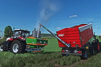 Effizienter Anhänger Krampe FLEXBODY 500 TDK18 CARRIER — Schnelles Entladen und Großes Volumen — 6