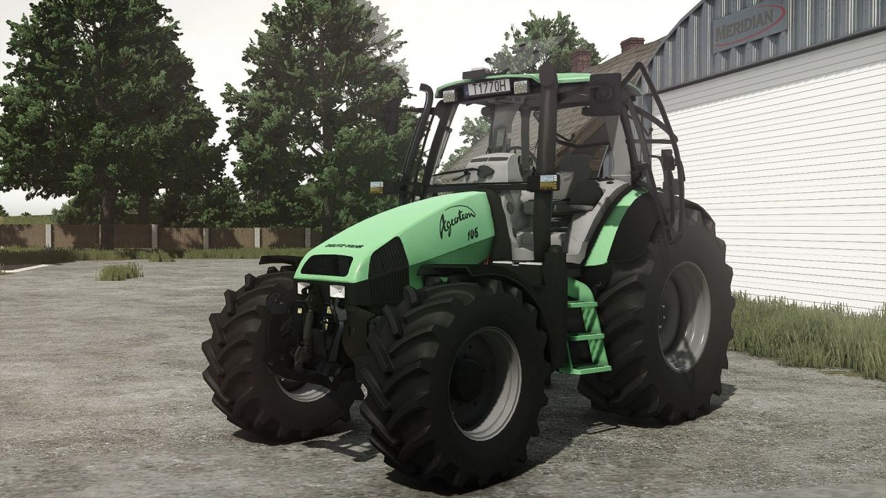 Efficient Tractor Deutz Fahr Agrotron MK3 for FS25 — 117 hp and 50 km/h
