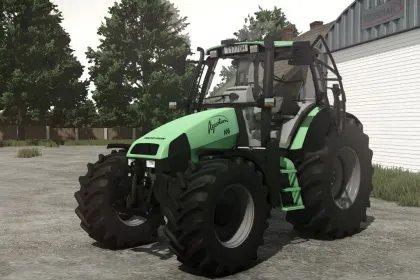 Efficient Tractor Deutz Fahr Agrotron MK3 for FS25 — 117 hp and 50 km/h — 2