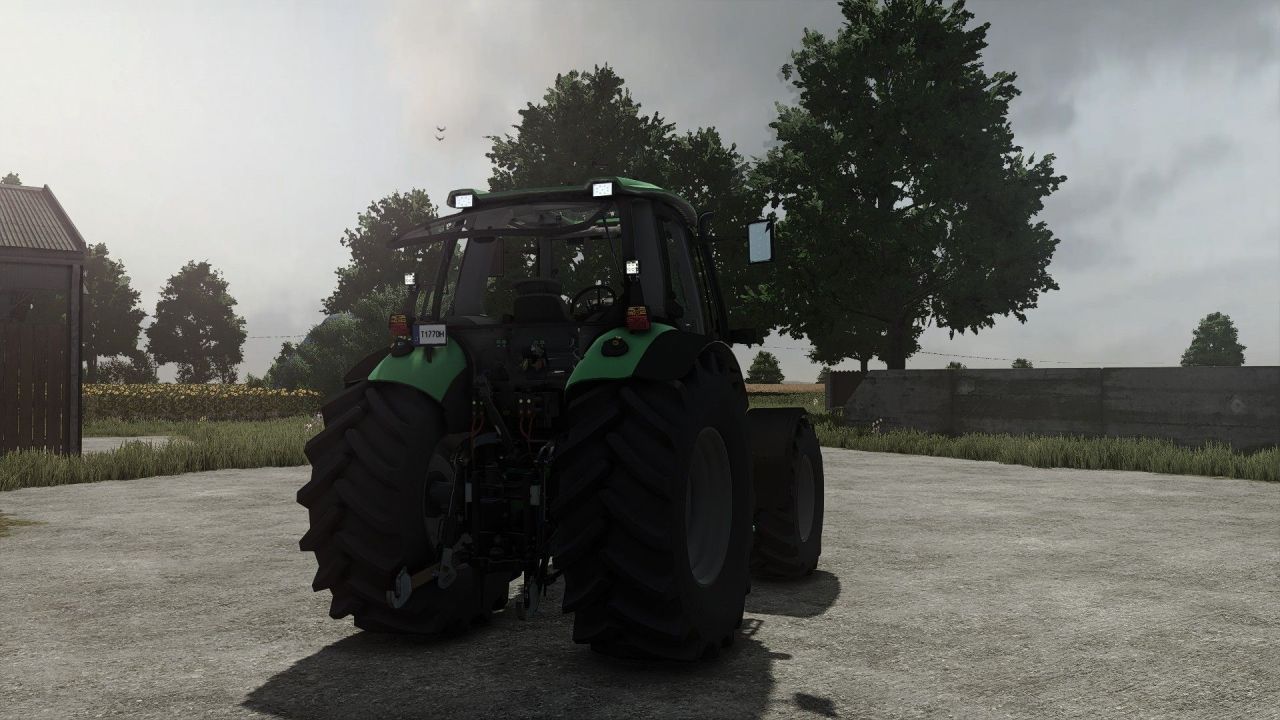 Efficient Tractor Deutz Fahr Agrotron MK3 for FS25 — 117 hp and 50 km/h