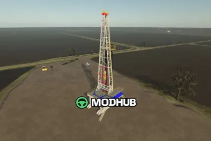 Oilfield Drilling Rig BlackGold Drill Rig for FS25