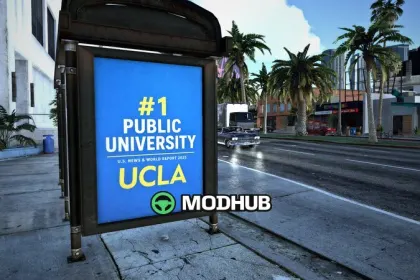 Bench and Bus Ads for GTA 5