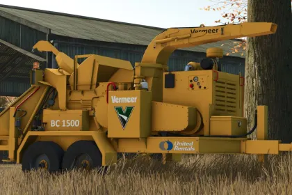 Потужний Подрібнювач Деревини Vermeer BC1500 для Farming Simulator 25 — 1