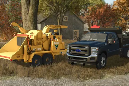 Потужний Подрібнювач Деревини Vermeer BC1500 для Farming Simulator 25 — 2