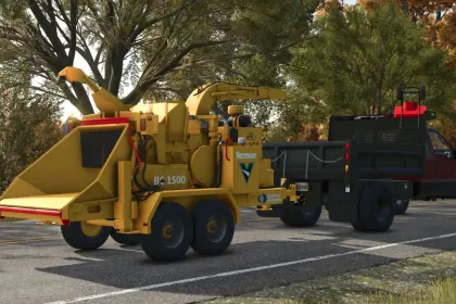 Потужний Подрібнювач Деревини Vermeer BC1500 для Farming Simulator 25 — 4