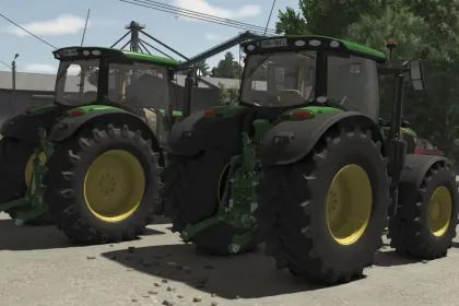 Потужний Трактор John Deere 6R Large Frame Series 2015 (6175R–6215R) з GEN4 та Precision Farming для FS25