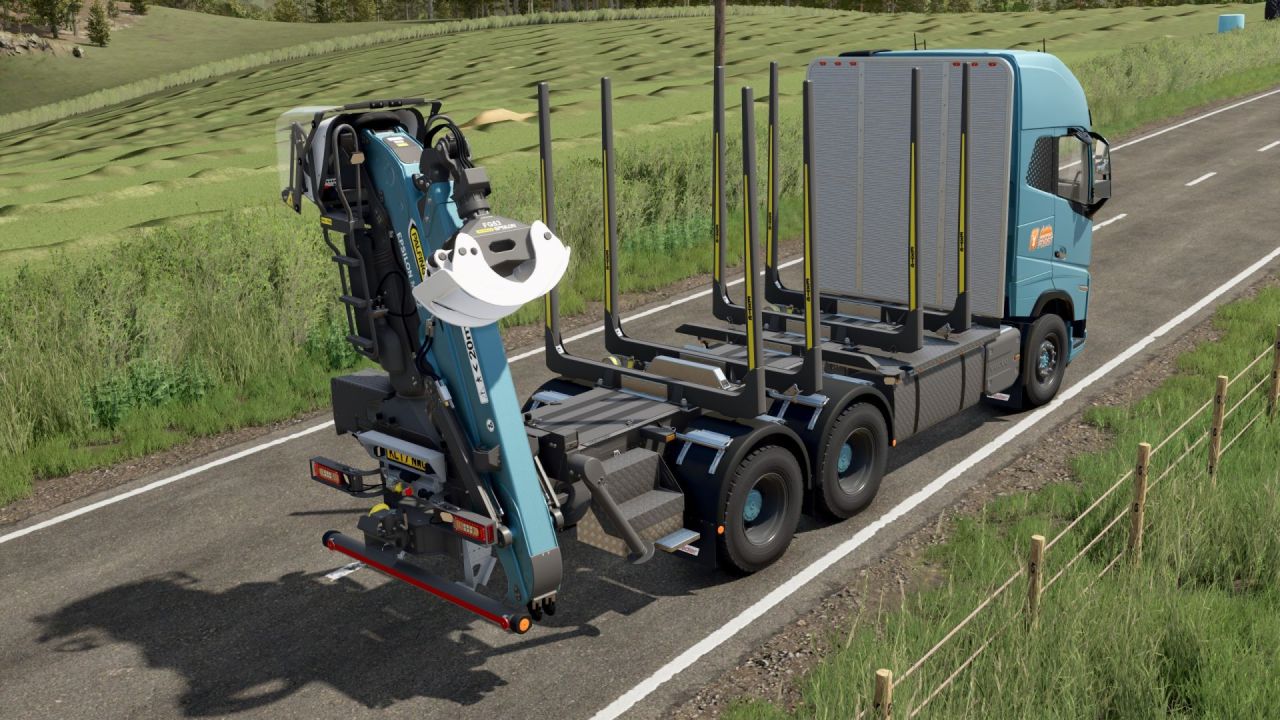 Ciężarówka leśna z dźwigiem do Farming Simulator 25