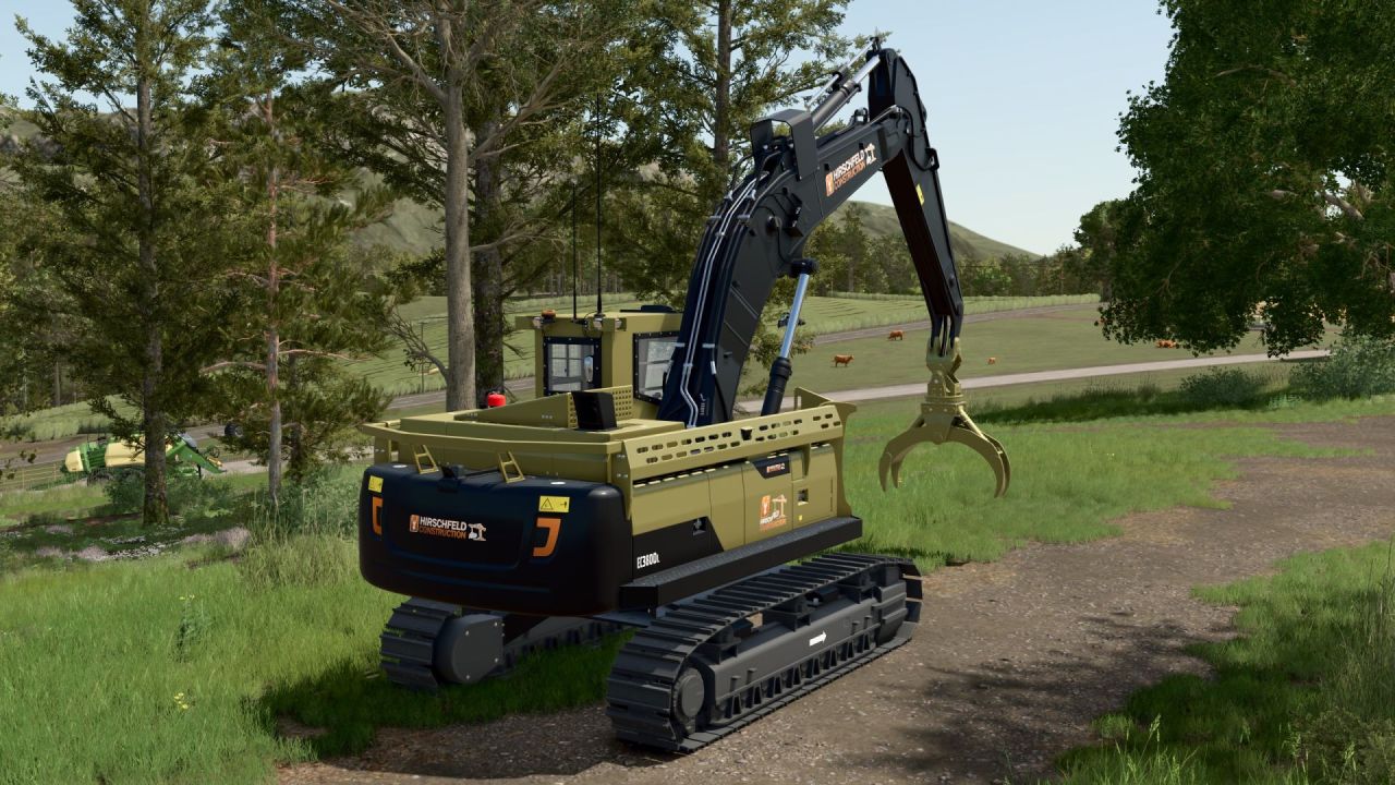 Екскаватор Volvo EC 380 - Hirschfeld Edition для Farming Simulator 25