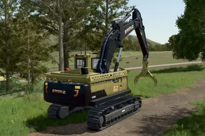 Екскаватор Volvo EC 380 - Hirschfeld Edition для Farming Simulator 25 — 5