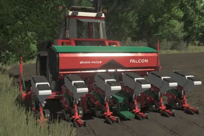Efektywna Siewnik AGRO-MASZ Falcon 3+ 45 m do Farming Simulator 25 — 3
