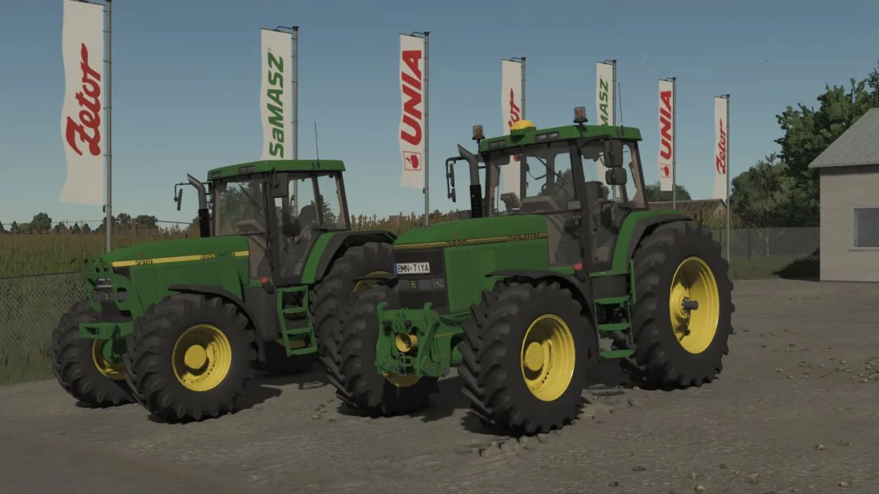 Legendärer Traktor John Deere 7xx0 Series — Leistung 130–175 PS für die tägliche Arbeit