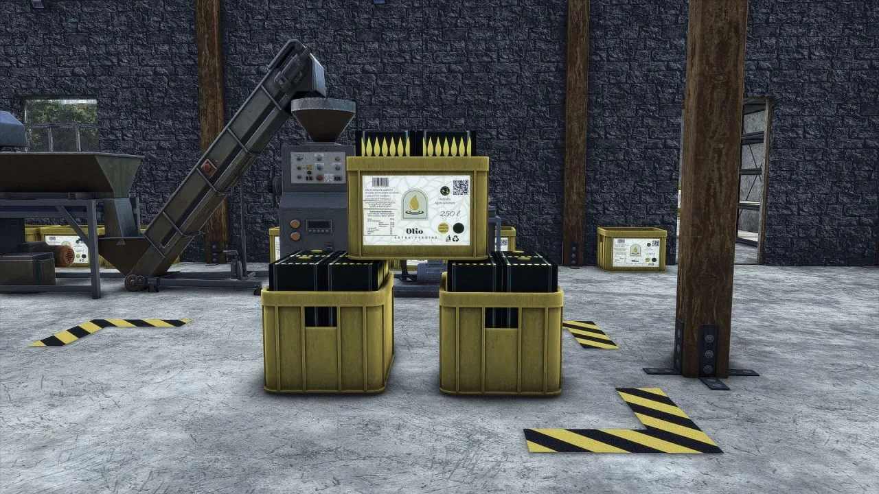 Elegante Italian Oil Mill — Italienische Ölmühle zur Ölproduktion in FS25