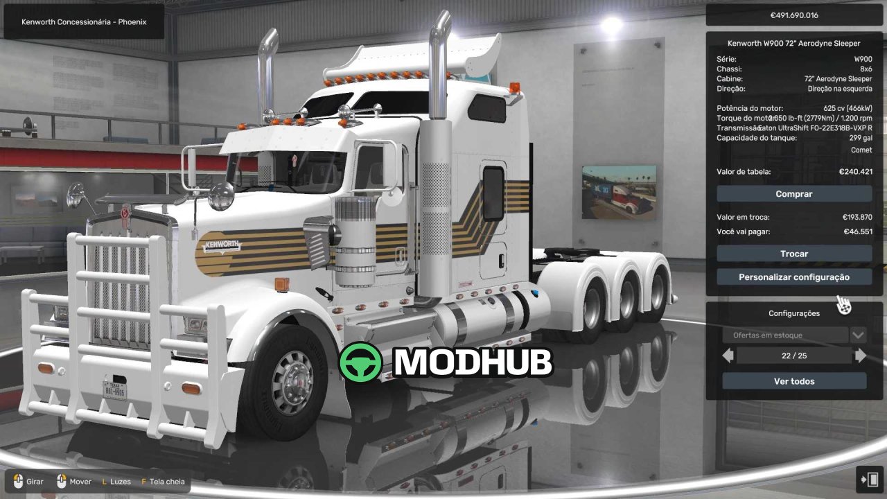 Truck CUSTOMIZED TRUCKS 03 08 2026 for ATS