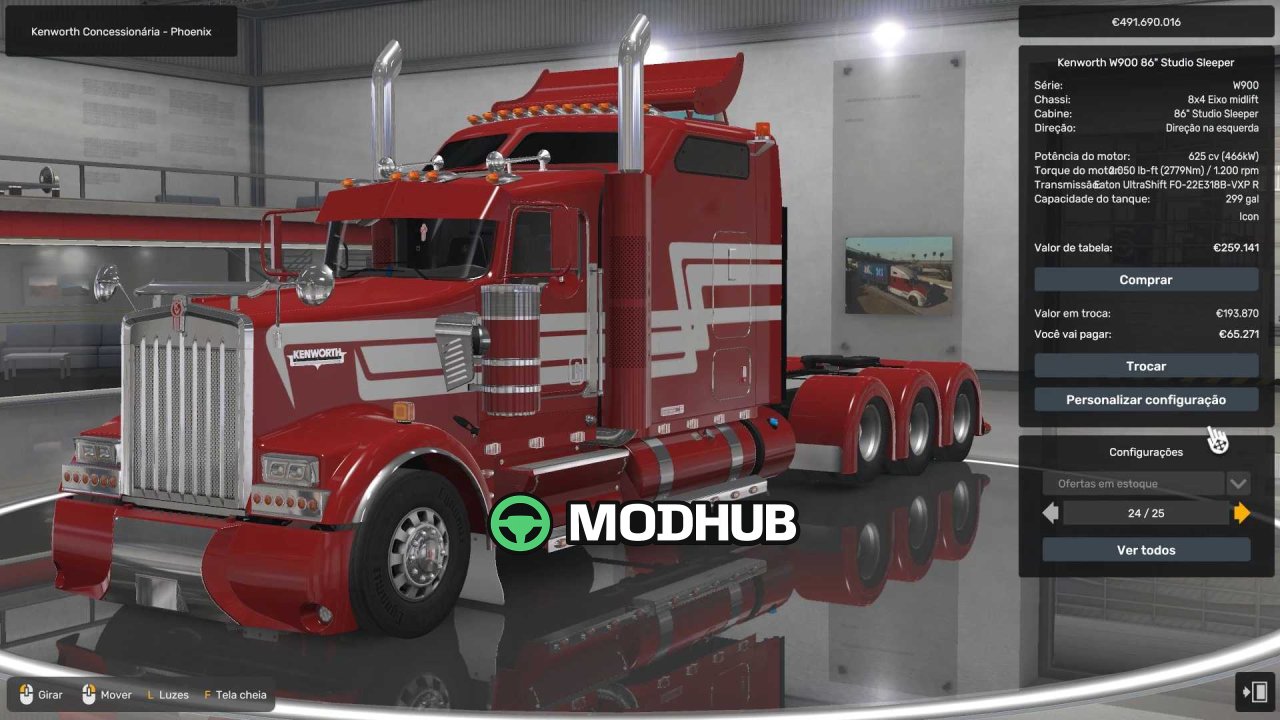 Truck CUSTOMIZED TRUCKS 03 08 2026 for ATS