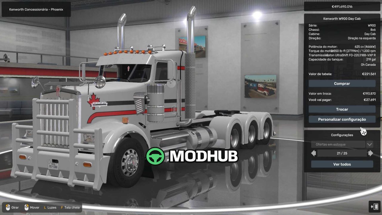 Truck CUSTOMIZED TRUCKS 03 08 2026 for ATS
