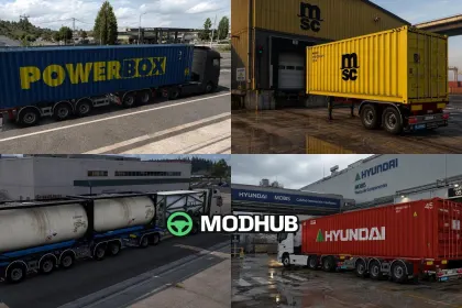 Przyczepa D-TEC FLEXITRAILER COLLECTION do ATS