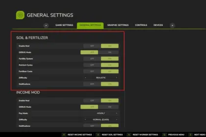 Реалістичний Realistic Soil & Fertilizer для Farming Simulator 25 — Розумний Ґрунт і Добрива — 2