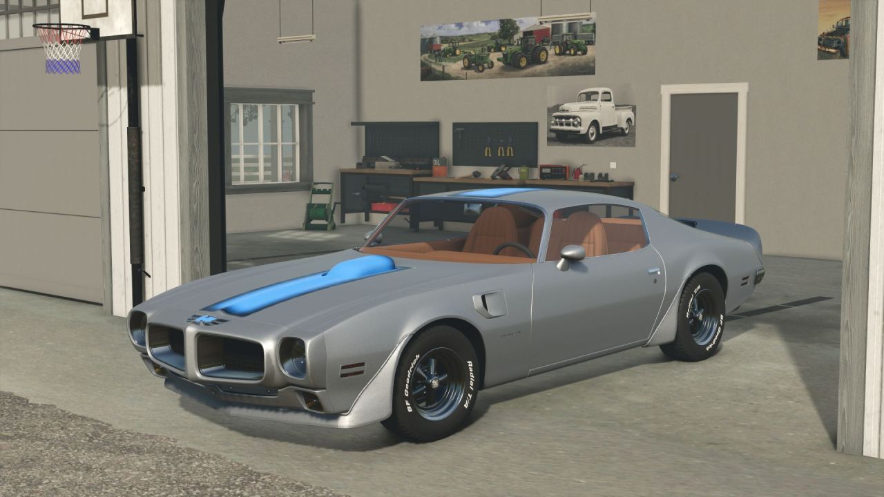 Legendarny 1970 Pontiac Firebird — Szybki Muscle Car dla Farming Simulator 25 - Zrzuty ekranu