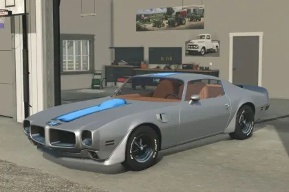 Легендарний 1970 Pontiac Firebird — Швидкий Маслкар для Farming Simulator 25