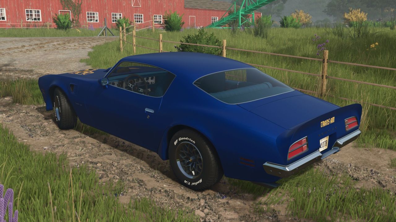 Legendarny 1970 Pontiac Firebird — Szybki Muscle Car dla Farming Simulator 25 - Zrzuty ekranu
