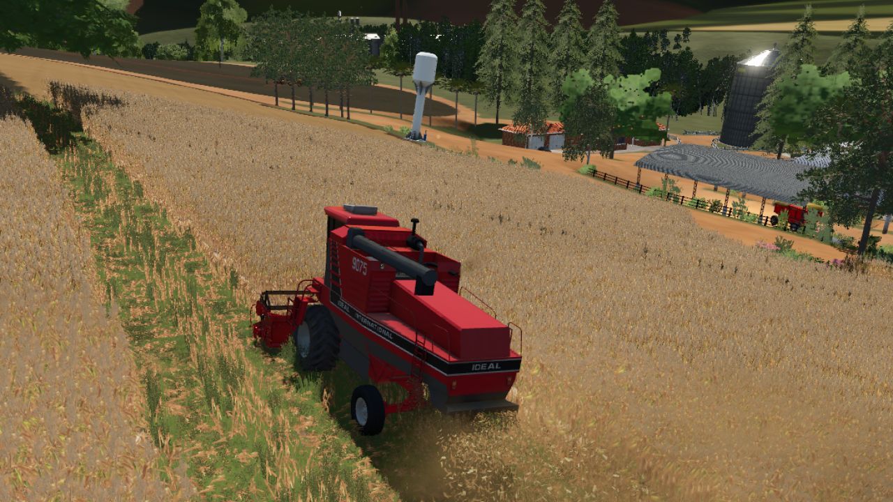 Efektywny Kombajn IDEAL 9075 International do Farming Simulator 25 — 160 KM