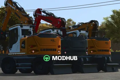 Bagger Liebherr 918 Compact für FS25