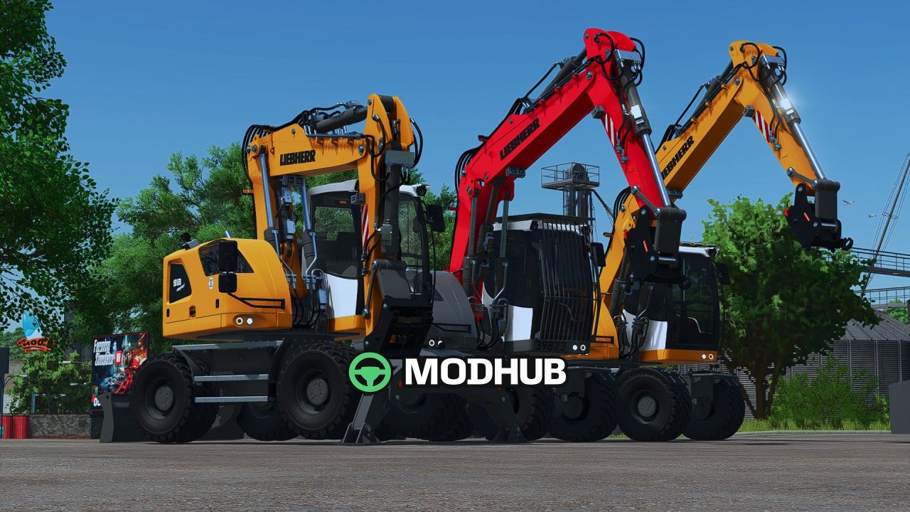 Bagger Liebherr 918 Compact für FS25