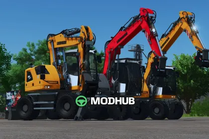 Bagger Liebherr 918 Compact für FS25 — 2
