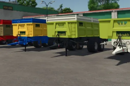 Effektiver Anhänger Leboulch Gold K160 XL mit verschiedenen Aufsätzen für Farming Simulator 25 — 1