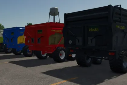 Effektiver Anhänger Leboulch Gold K160 XL mit verschiedenen Aufsätzen für Farming Simulator 25 — 2