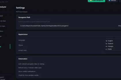 Farm Analyzer for Farming Simulator 25 — 3