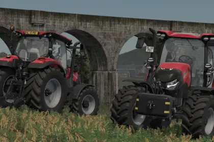Трактор Case IH Maxxum CVX 10.000PS для Farming Simulator 25