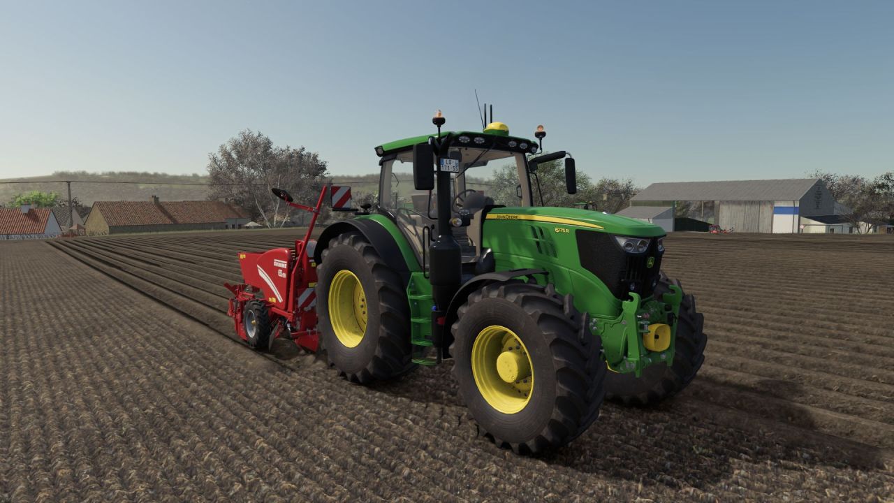 Potężny Traktor John Deere 6R Large Frame Series 2015 (215–255 KM) do Farming Simulator 25