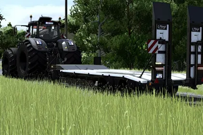 Низькорамний причіп Fliegl DTS 5 Modernized для Farming Simulator 25