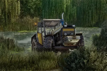 Трактор Ursus 6cyl Pack Mokrzyn (Rust Edition) для Farming Simulator 25