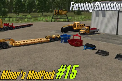 Frischer Modpack FS Miner’s Pack #15 (Februar 2026) — 157 Mods für Farming Simulator 25