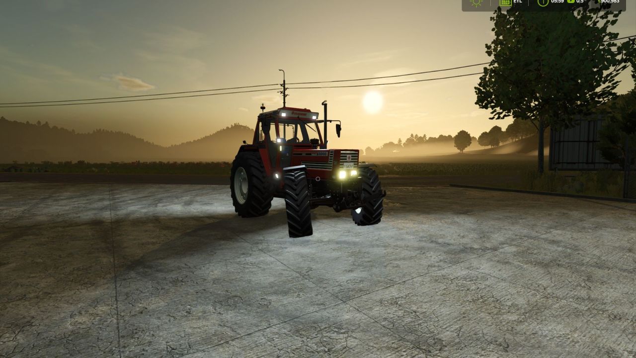 Mocny Traktor Fiatagri 180-90 DT STAGE 3 do Farming Simulator 25 (250 KM)