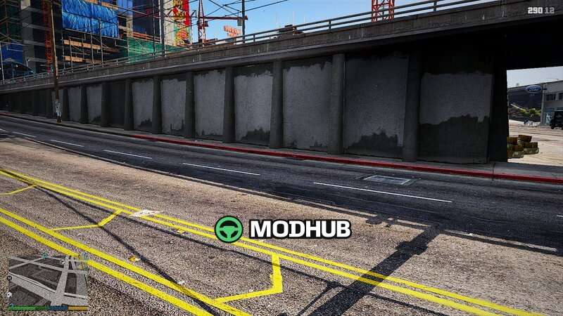 Downtown Real Billboards for GTA 5
