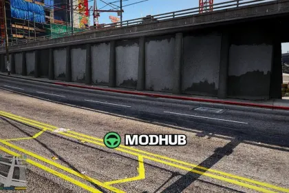 Downtown Real Billboards for GTA 5 — 3