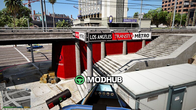 Downtown Real Billboards for GTA 5