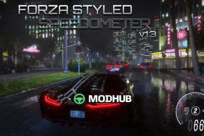 Forza Styled Speedometer for GTA 5