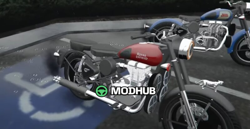 Motocykl Royal Enfield Classic 350 do GTA 5