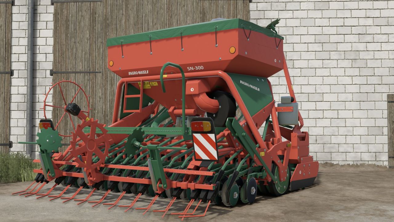 Efektywna Siewnik AgroMasz SN300 2000L dla Farming Simulator 25 - Zrzuty ekranu