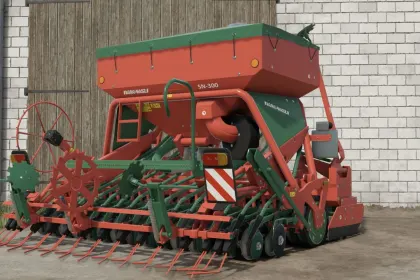Ефективна Сівалка AgroMasz SN300 2000L для Farming Simulator 25 — 2