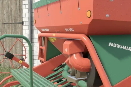 Ефективна Сівалка AgroMasz SN300 2000L для Farming Simulator 25 — 3