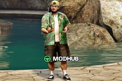 Костюм Cal Hampton для GTA 5 — 3
