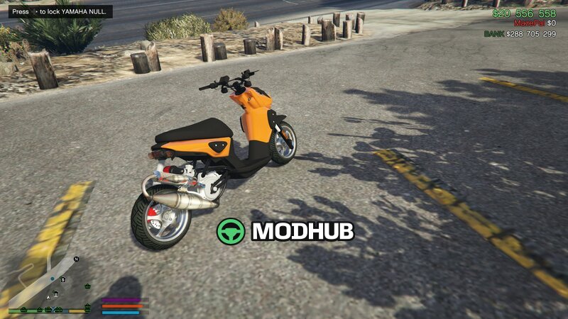 Мотоцикл Stuntro Mbk для GTA 5